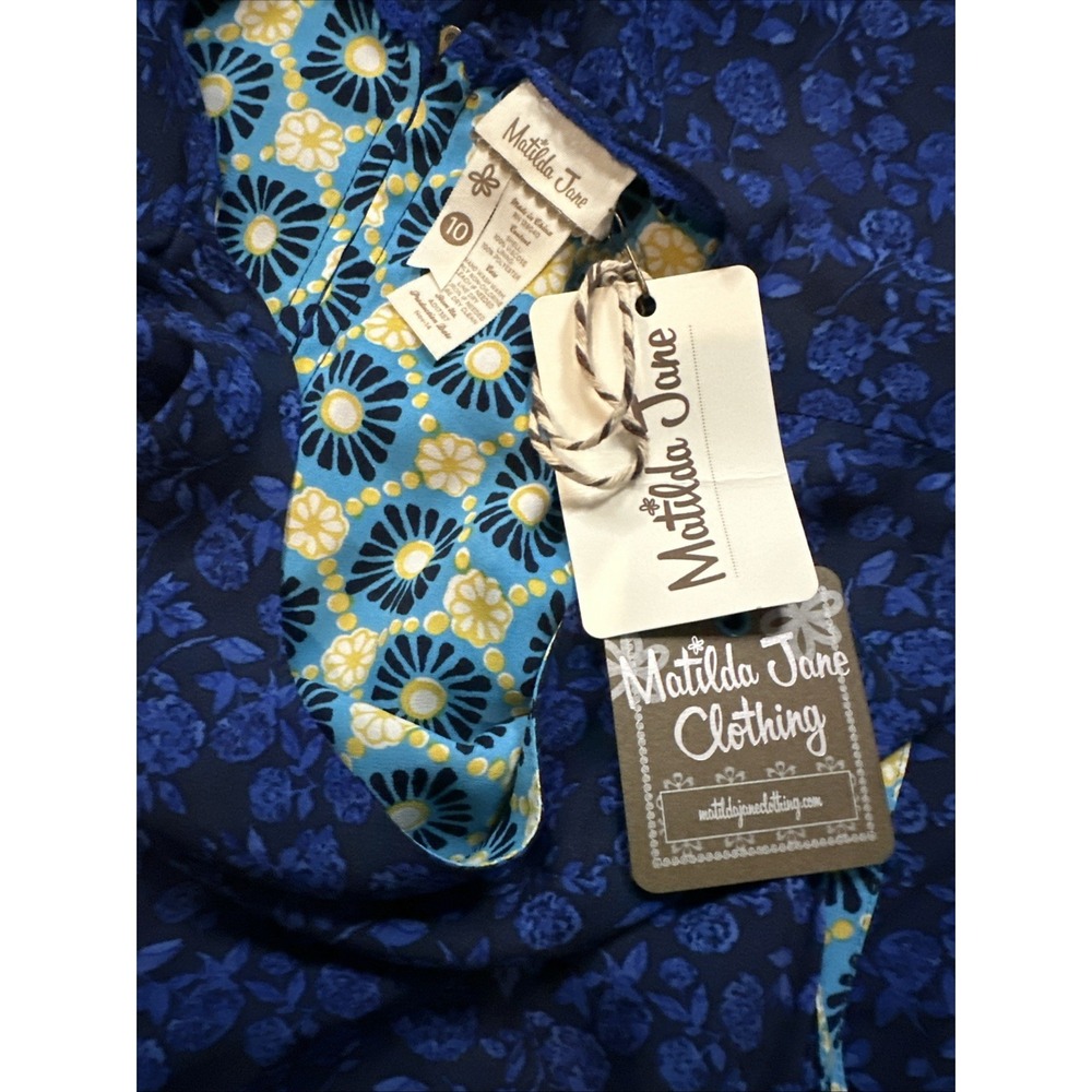 Matilda Jane Violets Are Blue Dress Girls Size 10 NEW - Picture 6 of 7